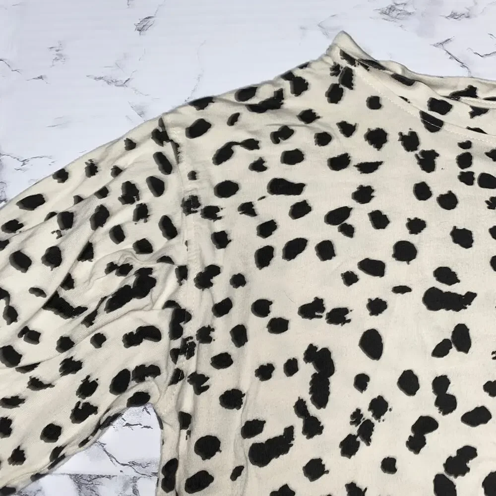 Zara Girls Set of 2 Shirts Girls Youth Size 8-9 Animal Print & Sweatshirt